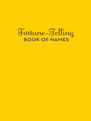 cover image of Fortune-Telling Book of Names